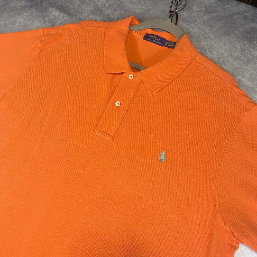 Polo Ralph Lauren Classic Fit Orange Short Sleeve Polo Shirt 2XB
